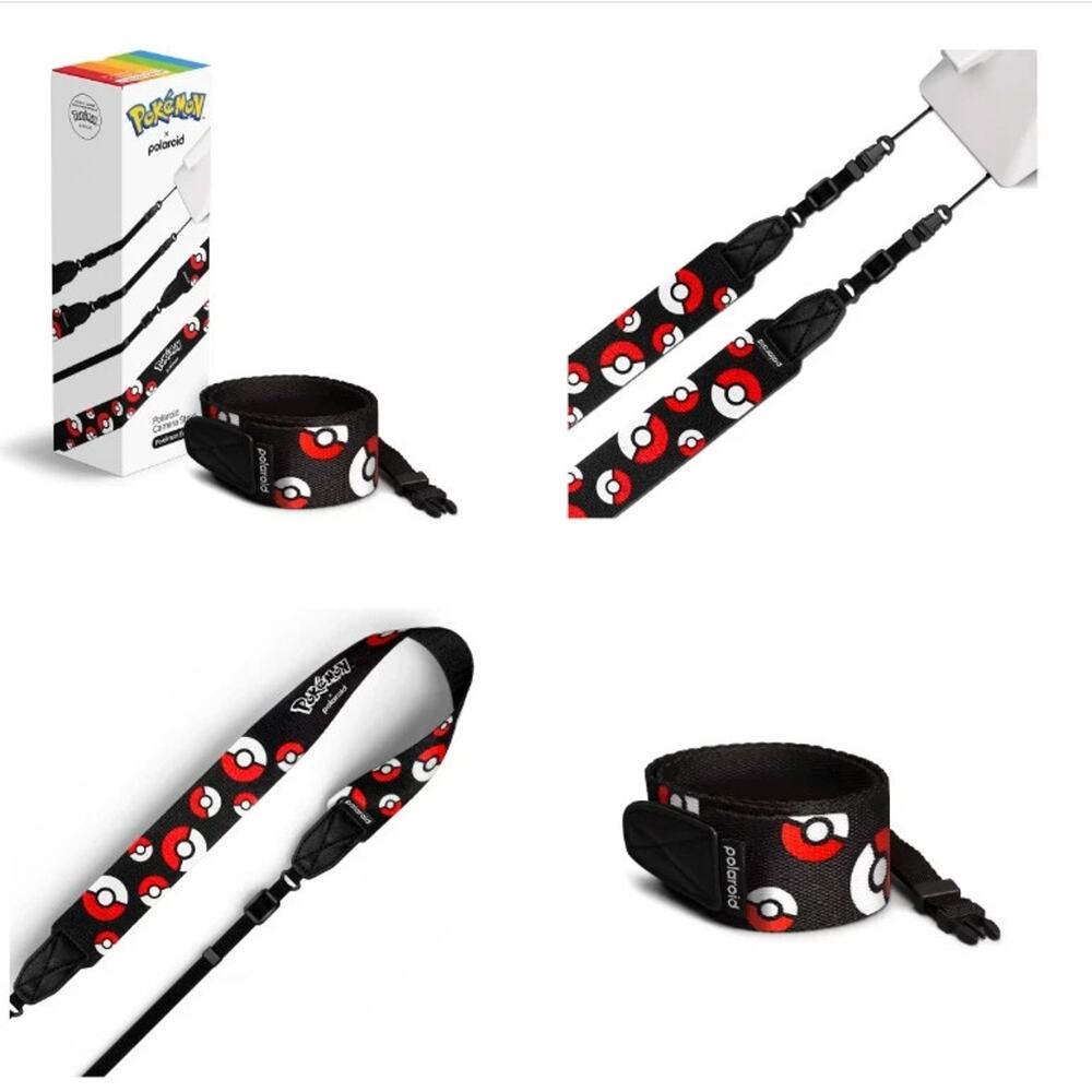 PRE-SALE Pokémon × Polaroid: Polaroid Camera Strap—Pokémon Edition